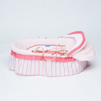 Juniors Printed Moses Basket with Hood