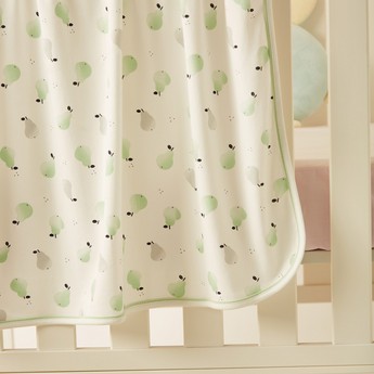 Juniors All-Over Pear Print Receiving Blanket