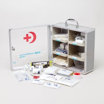 Max First Aid Cabinet FM045 with Contents