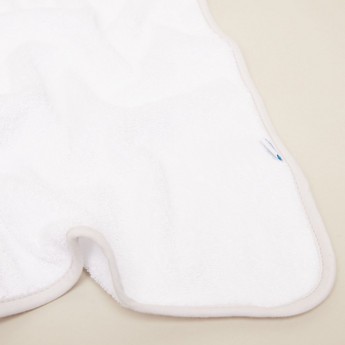 Juniors Moon Embroidered Towel with Hood - 80x80 cms