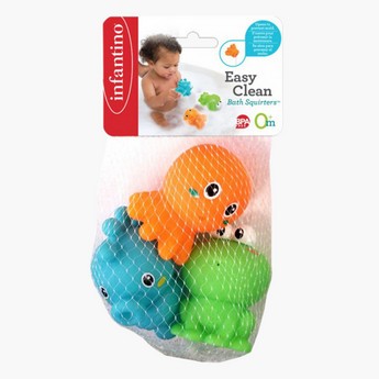 Infantino 3-Piece Easy Clean Bath Squirters Set