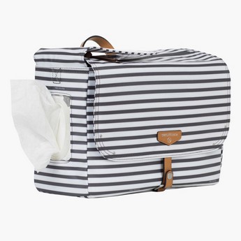 TWELVElittle Striped Messenger Stroller Diaper Bag