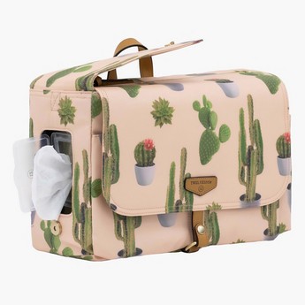 TWELVElittle Cactus Print Stroller Caddy Diaper Bag