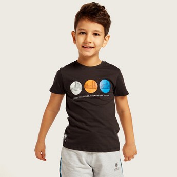 Expo 2020 Graphic Print T-shirt and Jog Pants Set