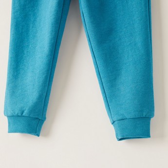 Juniors Solid Jog Pants with Drawstring Closure