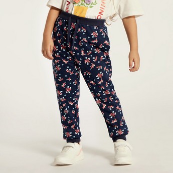 Juniors Printed Joggers with Drawstring Closure - Set of 3