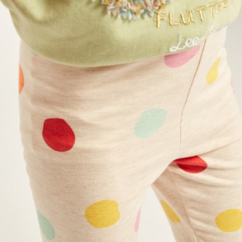 Juniors Polka Dot Shorts with Elasticated Waistband