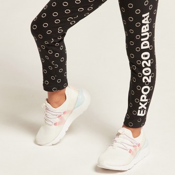 Expo 2020 Print Leggings with Elasticated Waistband