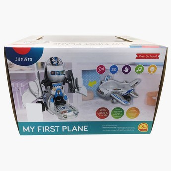 Juniors My First Plane Robot Toy