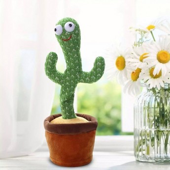 HYP Dancing Singing Talking Cactus Plush Toy