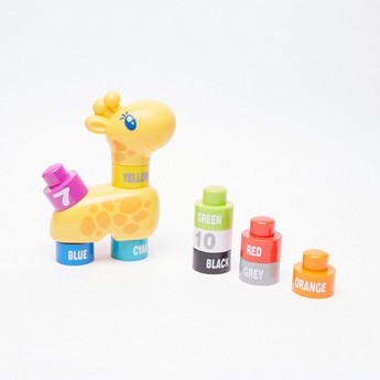 The Happy Kid Company Giraffe Learning Blocks Set