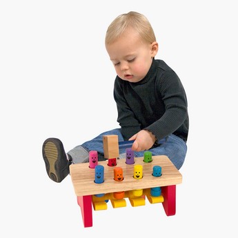 Melissa and Doug Deluxe Pounding Bench Toy