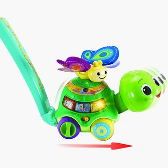 V-Tech 2-in-1 Push and Discover Turtle Toy