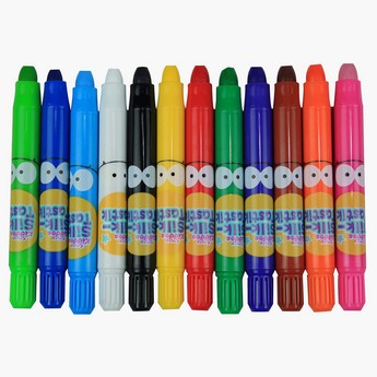 Smily Kiddos Silky Crayons - Set of 12