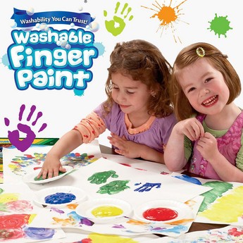 Crayola 3-Piece Washable Fingerpaint Set