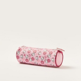 Sanrio Hello Kitty Print Pencil Pouch with Zip Closure