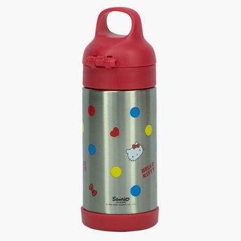 Hello Kitty Print Stainless Steel Water Bottle - 300 ml