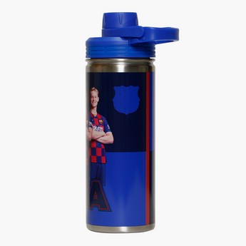 Barcelona Print Water Bottle with Lid - 600 ml