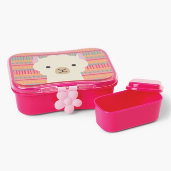 Skip Hop Llama Print Lunch Box with Clip Closures