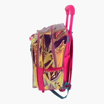 JoJo Siwa Print Trolley Backpack with Zip Closure -18 inches