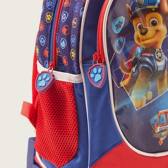 Paw Patrol Printed Trolley Backpack with Retractable Handle - 14 inches