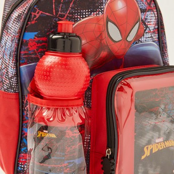 Simba Spider-Man Print 14-inch Trolley Backpack with Lunch Box and Water Bottle