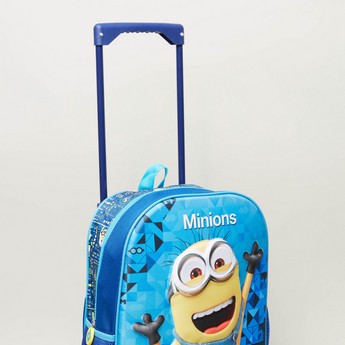 Minions Print 3-Piece Trolley Backpack Set - 16 inches