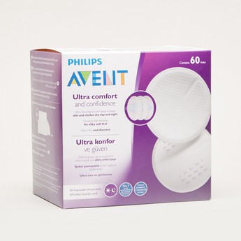 Philips Avent Ultra Comfort Disposable Breastpads - 60 sheets