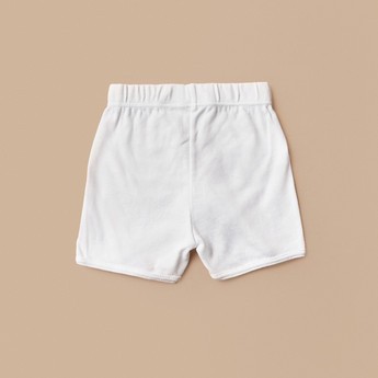 Juniors Solid Shorts with Elasticised Waistband