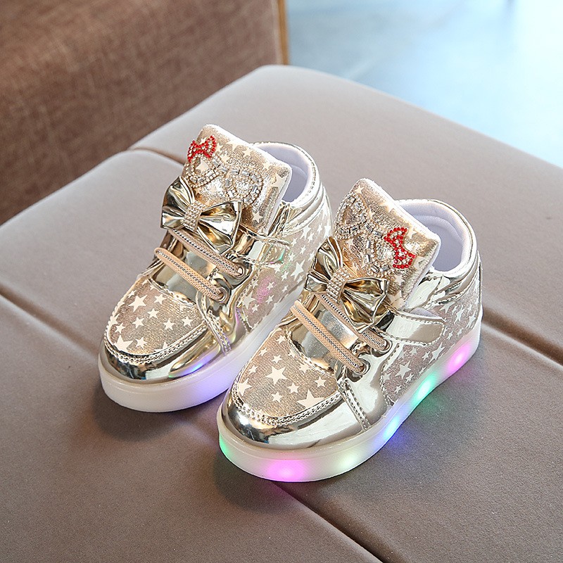 Light Up Shoes 2020 Glowing Sneakers For Girls Basket Led Children Lighting Luminous Shoes Sneakers Basket enfant led