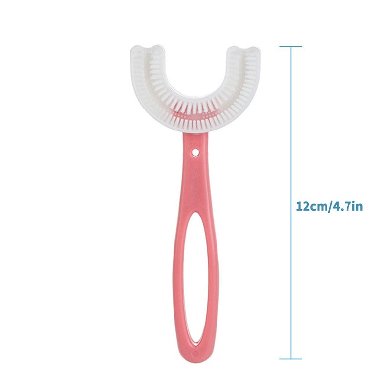 Baby Toothbrush Children Dental Oral Care Cleaning Brush Soft Food Grade Silicone Teething Baby Toothbrush Newborn Items 2-12Y