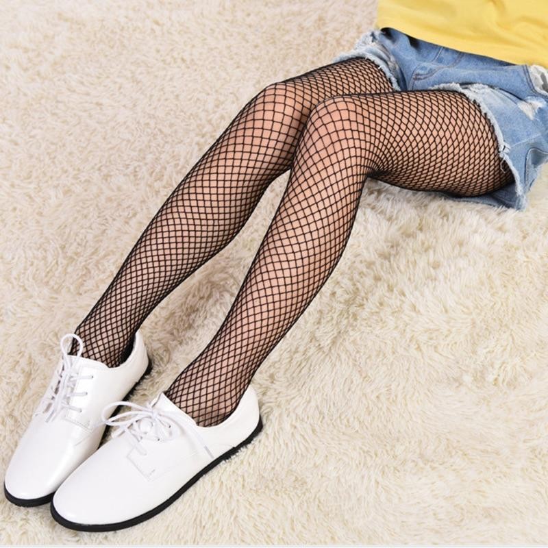 Black Pantyhose Tights Kids Fishnet Tights Toddler Girl Tights Girls Fashion Mesh Stockings Kids Baby Net Socks Tights