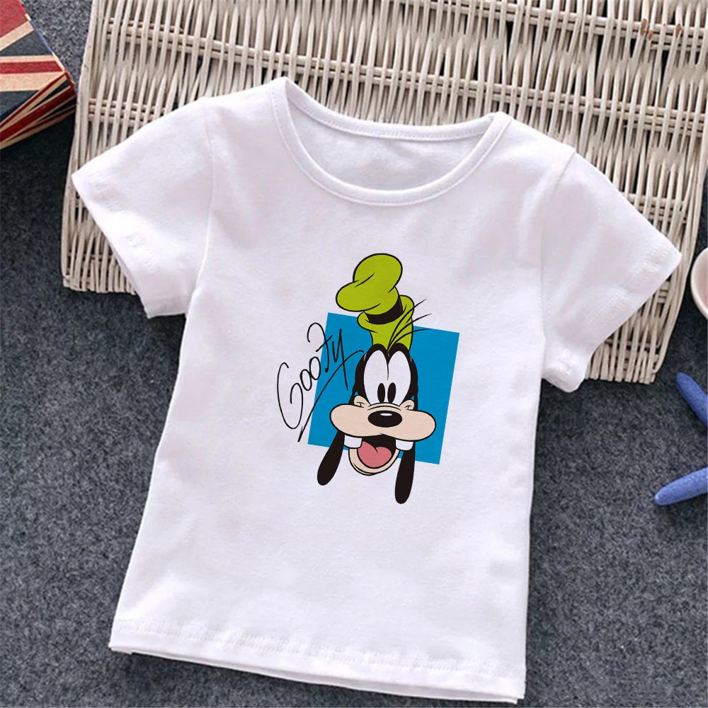 Baby Donald Duck T-shirt Cute Cartoon Print T-shirt Summer White O-Neck Short Sleeve Baby Boys Girls Clothes Baby Clothes