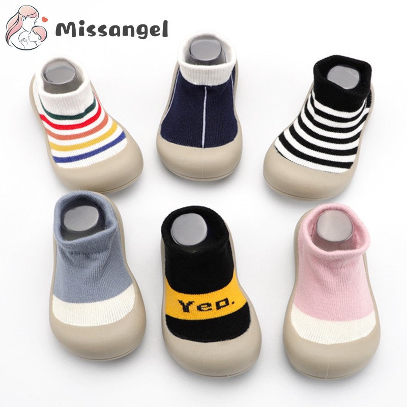 Newborn Baby Socks Shoes Boy Girl Dinosaur Baby First Walkers BeBe Cotton Comfort Soft Anti-Slip Prewalker Crib Infant Shoes