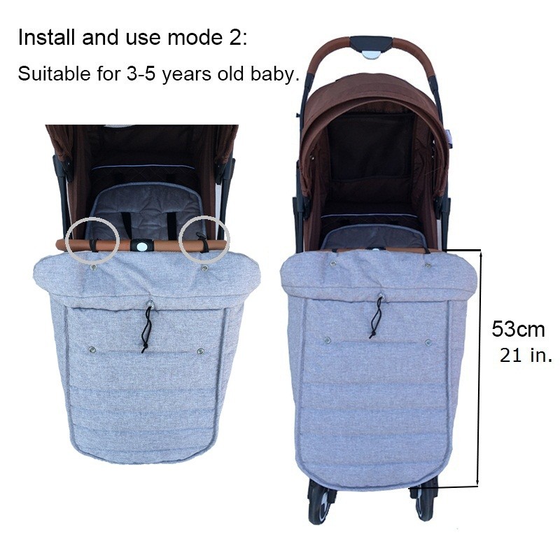 Baby Stroller Sleeping Bag Baby Stroller Cozy Footmuff Cotton Envelope Sleeping Bags for Yoyaplus and Universal Stroller Accessories