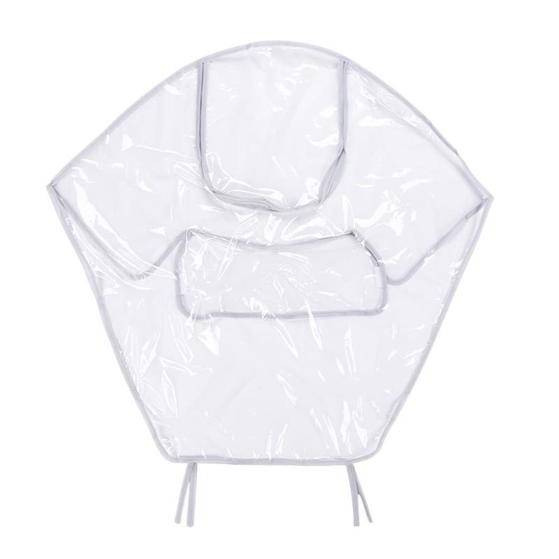 Stroller Accessories Transparent Rain Cover Fashionable Large Stroller Zipper Raincoat Dust Shield Necessary Baby Outdoor Supplies