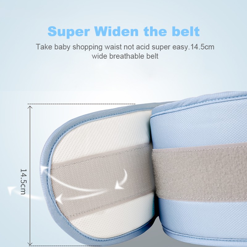 Baby Carrier Bag Waist Stool Walker Belt Rope Baby Toddler Hold Hip Seat Safe Front Carry Back Carry Best Gift Breathable