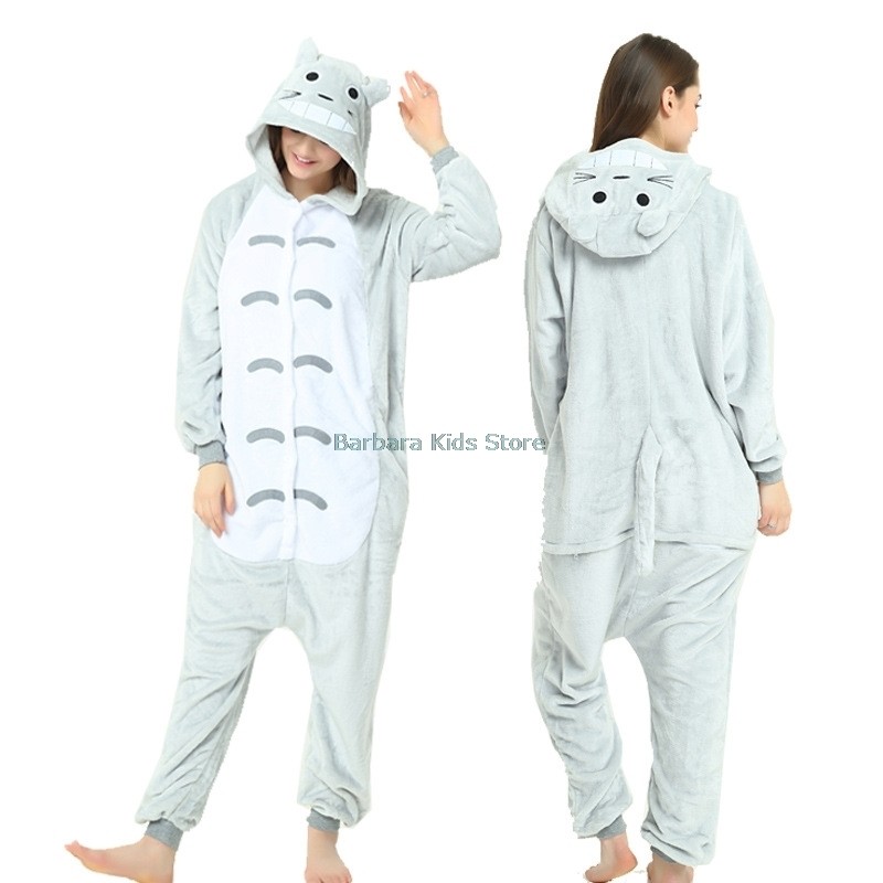 Pikachu Onesie Pajamas Cosplay Animal Clothes Kigurumi Dinosaur Pajamas Sets Unisex Winter Sleepwear Adult Boys Girls Hoodies Pajamas Women