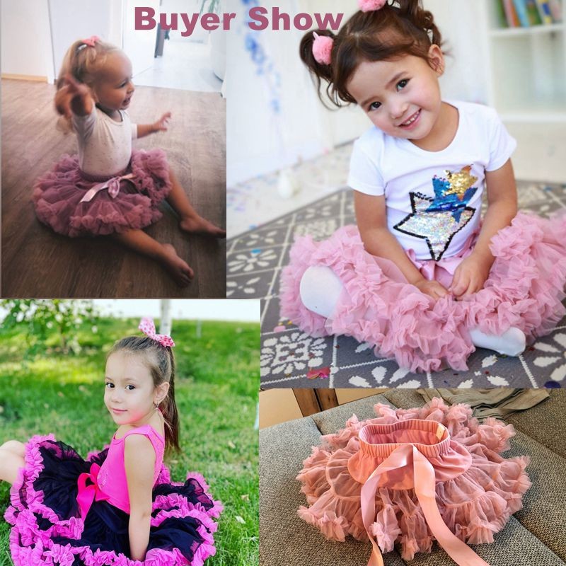 1-10 Years Girls Tutu Skirt Ballerina Skirt Kids Fluffy Skirt Ballet Ballet Skirts Ballerina Ballet Skirt Princess Girl Tulle Mini Skirt