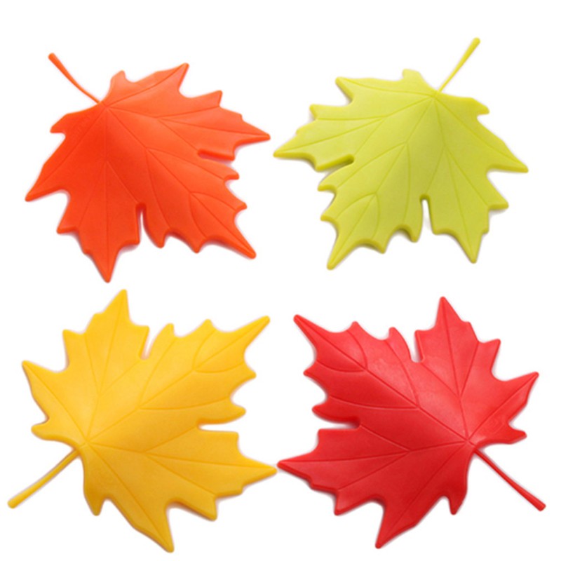 1PC Lovely Maple Leaf Pattern Door Stopper Home Decor Baby Children Finger Door Safety