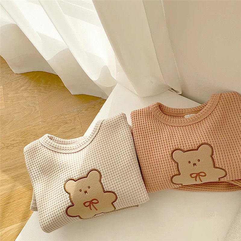 Spring Baby Clothes Set 2022 New Fashion Cute Cartoon Baby Girl Casual Tops Trousers 2pcs Baby Girls Clothes