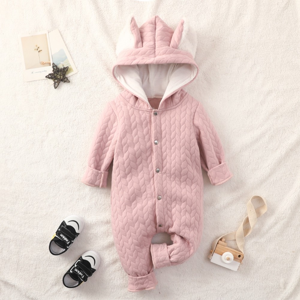 Bobora Baby Clothes Long Sleeve Newborn Baby Clothes Spring Baby Boys Girls Hooded Clothes Size 0-18M