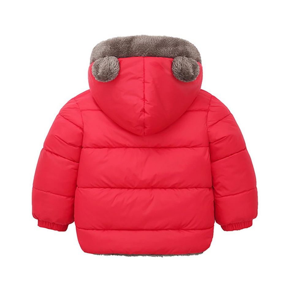 Kids Clothes Cotton Thick Down Girls Jacket Baby Winter Warm Coat Kids Zipper Hooded Costume Boys Outwear JYF