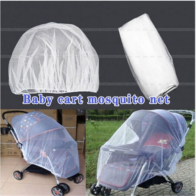 Mesh On Stroller Infant Baby Stroller Accessories Mosquito Net Protection Kids Pushchair Fly Midge Insect Bug Cover