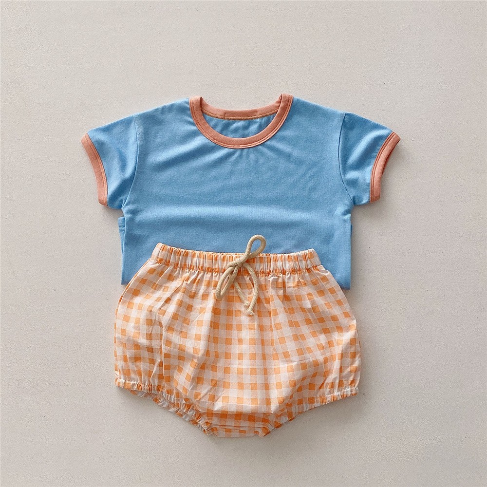 Summer Infant Baby Clothes for Boy Kids Tops T-shirt + Shorts Cotton Baby Girl Boys Costume for Baby Casual Outfits 0-3 Years