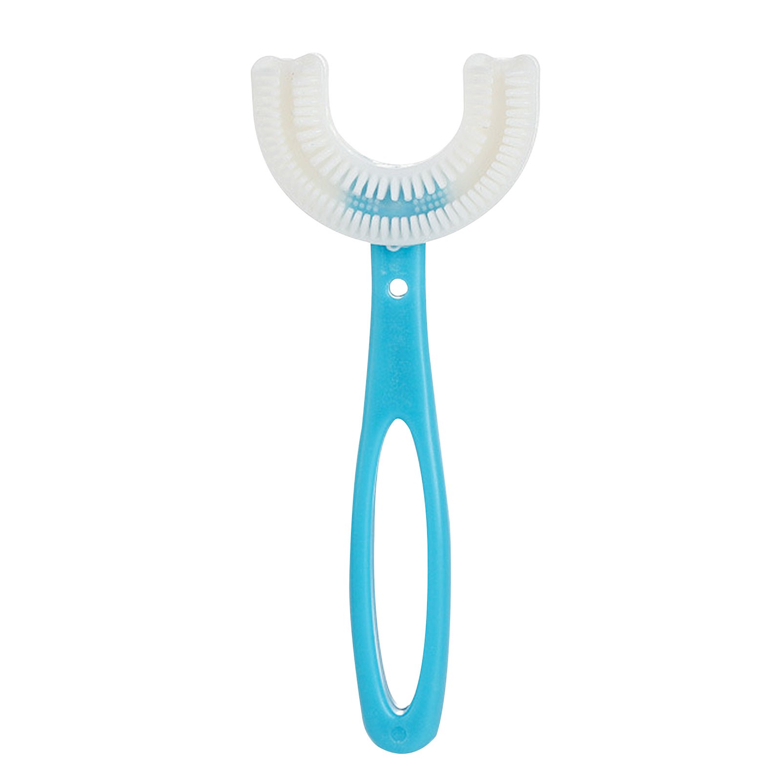 Kids U-Shape Toothbrush Food Grade Soft Silicone Brush Head Massage Toothbrush For Kids Children Oral Care Tool