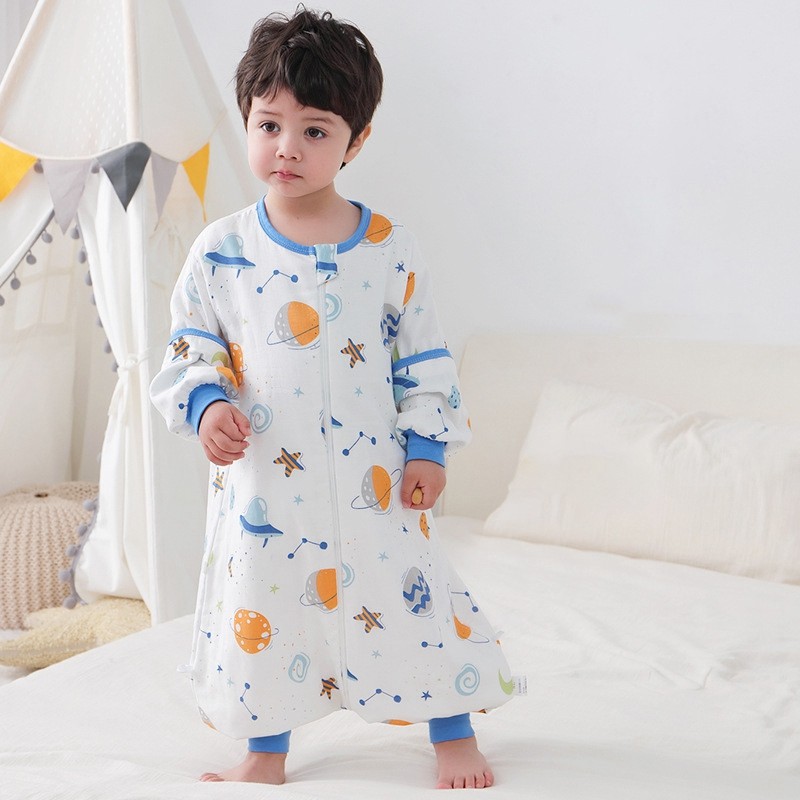 Summer Spring Baby Sleeping Bag Cartoon Split Leg Sleepsacks Toddler Boy Girl Sleeping Bag Children's Pajamas Saco De Dormir