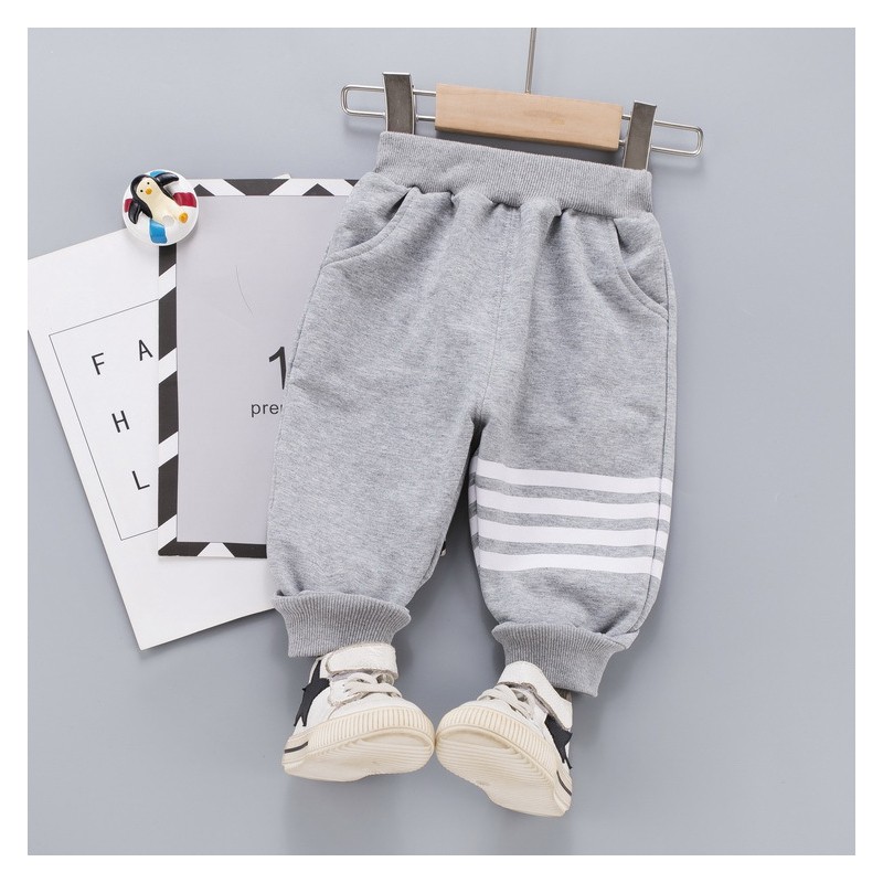 OASHTH Boys and Girls Spring and Autumn Casual Trousers Baby Loose Sports Pants Children's Clothing