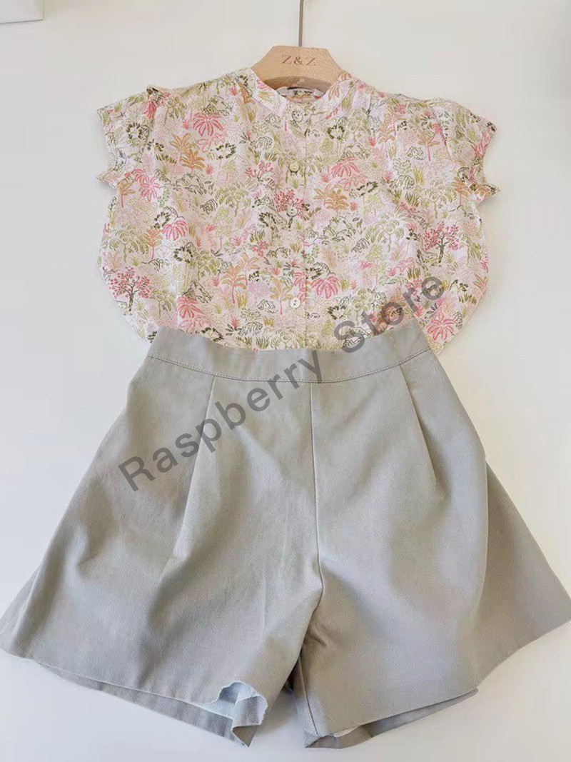 Pre-sale ship on April 10th BP girls blouse BT pants for summer