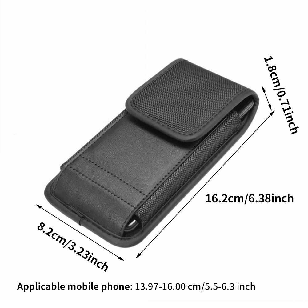 Hiking Waist Phone Bag Pouch Multifunctional Outdoor Protective Card Slot Anti-scratch Carry PU With Belt Buckle Camping